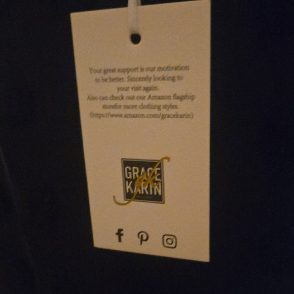 Grace Karin Black Textured Midi Dress - Picture 2 of 12